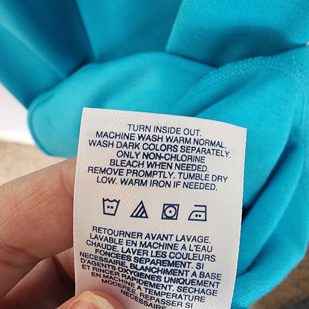 Lands' End Turquoise Dress, Size 8, NWOT - Picture 5 of 6